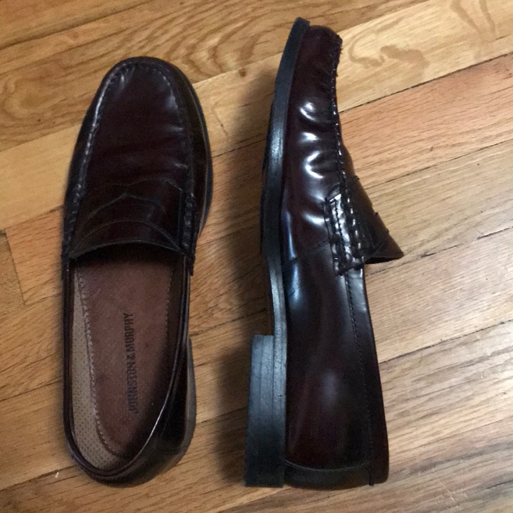 oxblood mens loafers